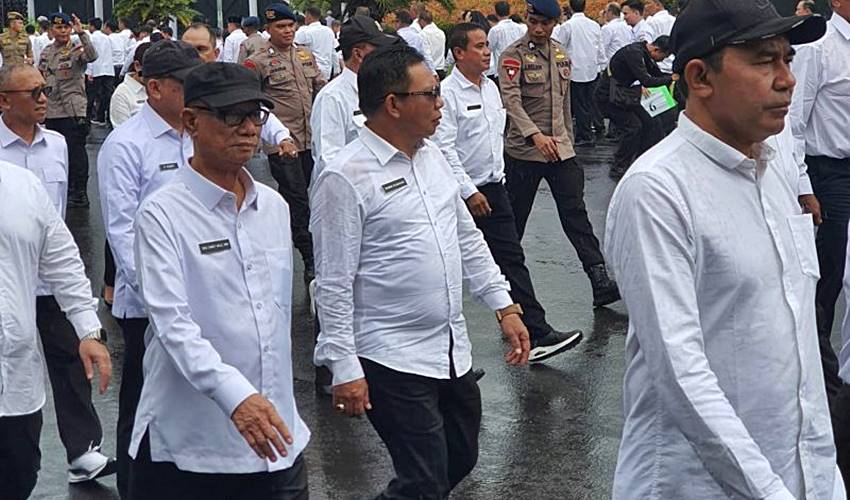 Ismet-Risman Jalani Gladi Bersih - Hargo.co.id